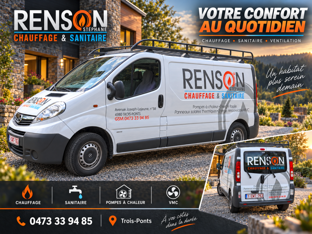 Renson – Lettrage véhicule