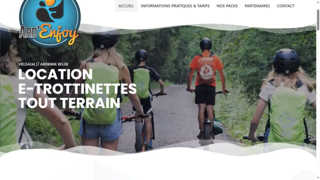 Ard’Enjoy – Bernard Mutsch – Site web — réalisation Unité Graphik