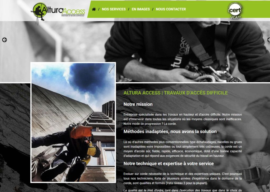 Altura Access – Site web