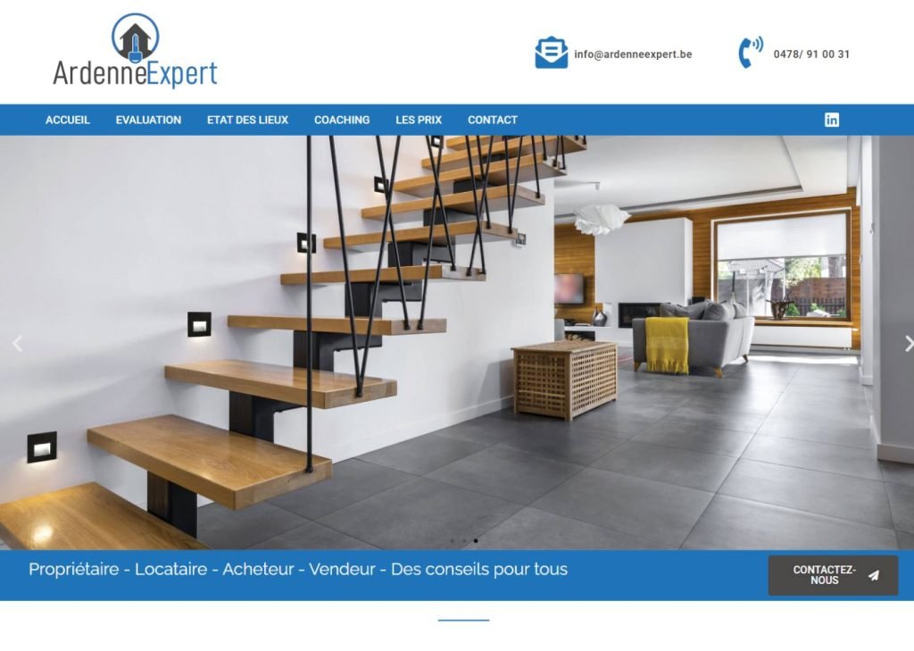 Ardenne Expert – Christophe Soreil – Site web
