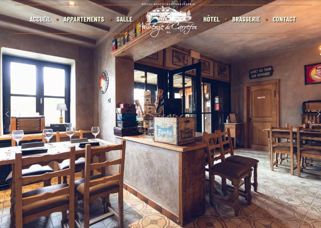 Auberge du Carrefour – Site web