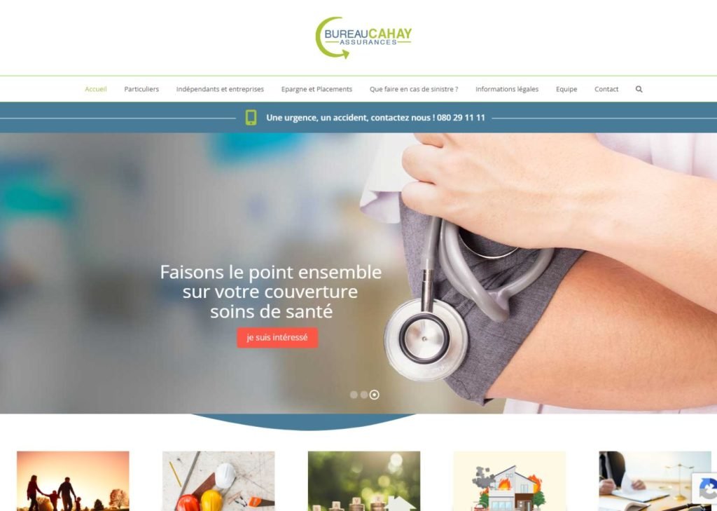 Bureau Cahay – Site web