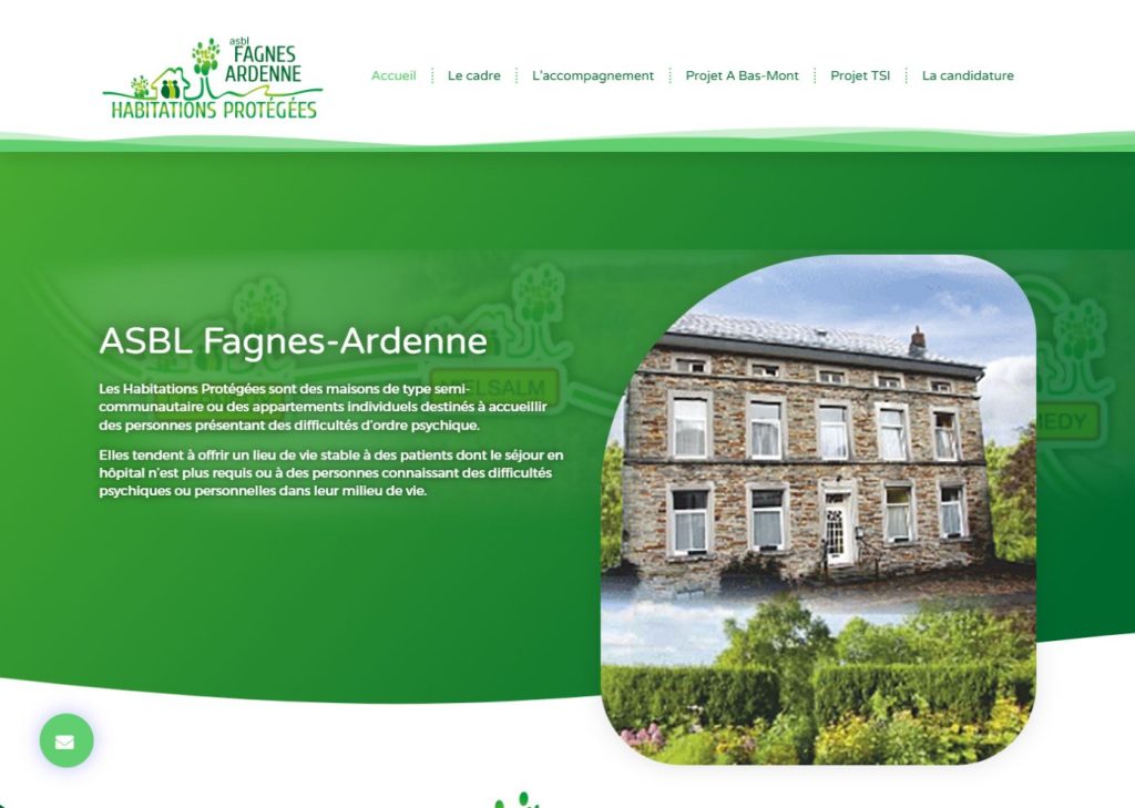 ASBL Fagnes-Ardenne – Site web
