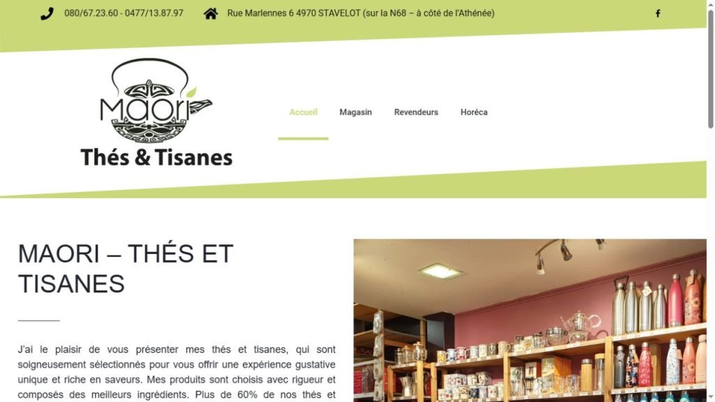 Maori – Daniel Sarlette – Site web