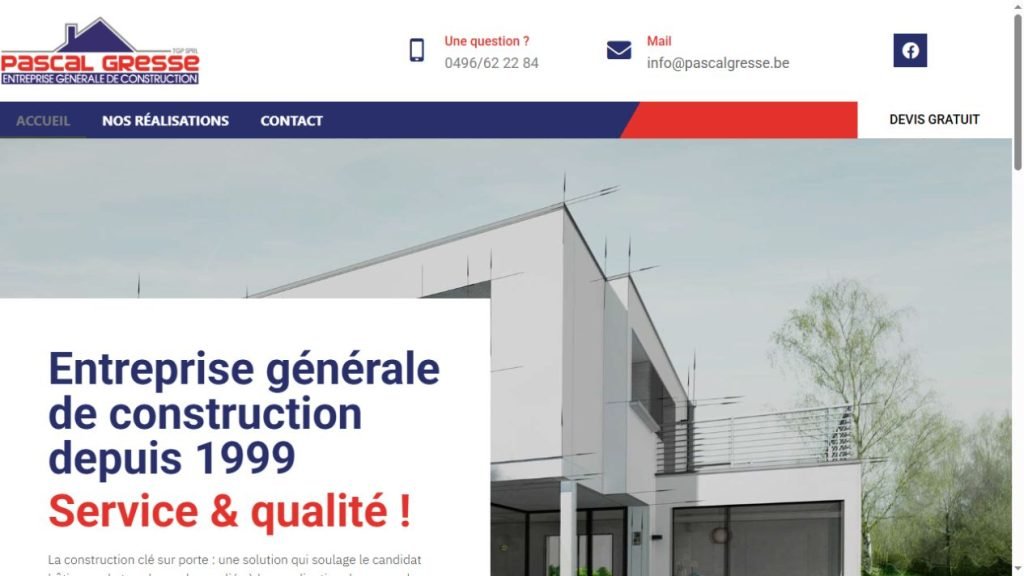 Pascal Gresse – Site web