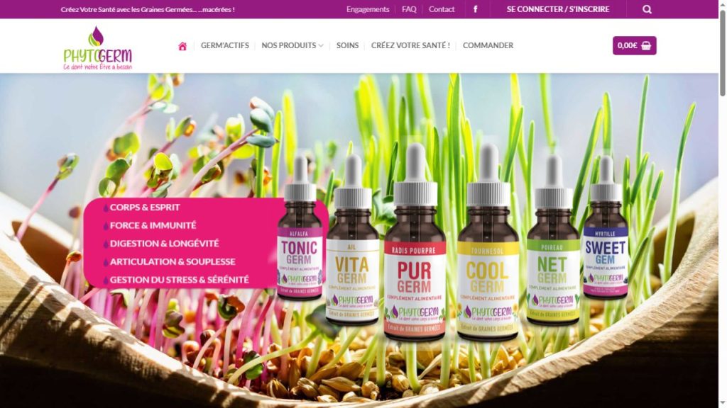 Phytogerm – Monique Pellen – Site web