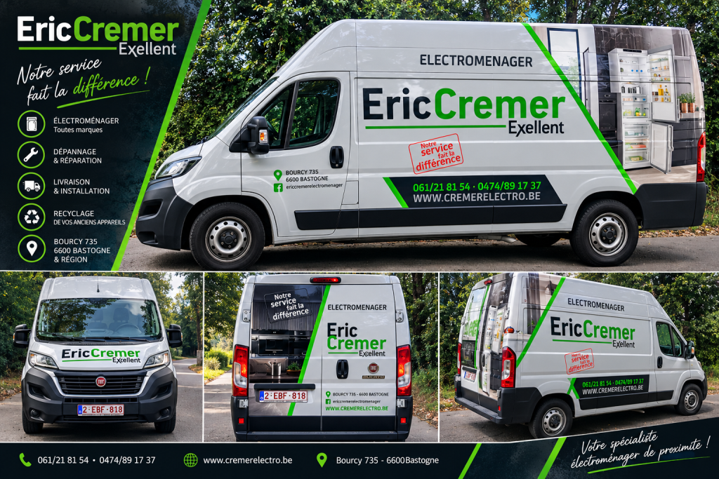 Eric Cremer – Lettrage véhicule