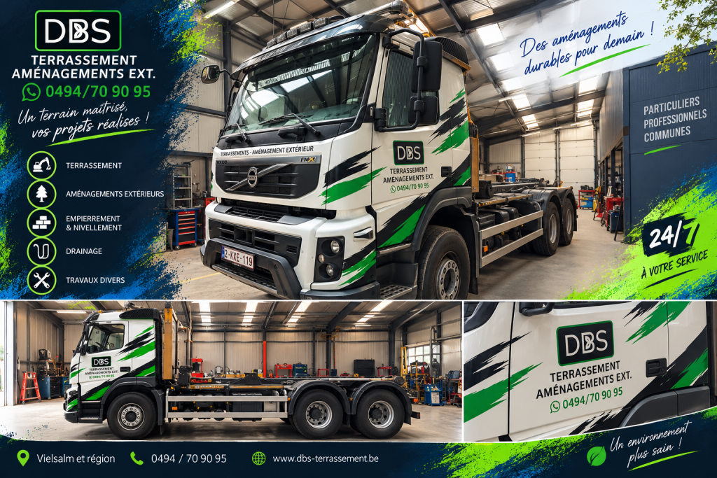 DBS – Lettrage camion