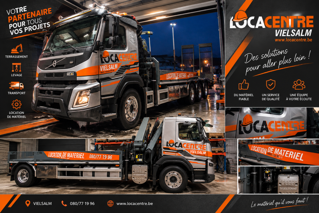 Locacentre – Lettrage camion