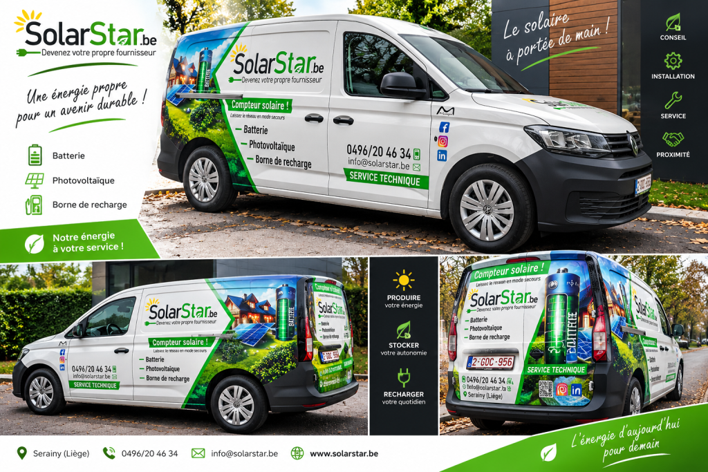 SolarStar – Lettrage véhicule